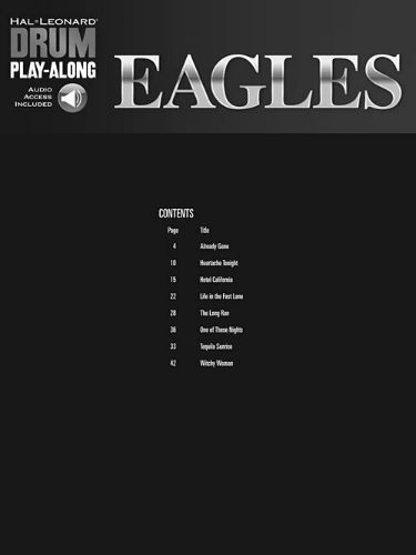 Eagles - Drum Play-Along Series Volume 38