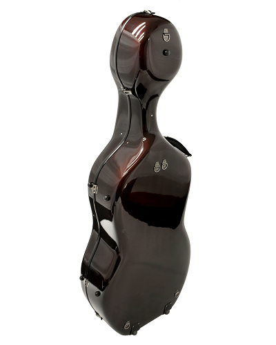Enthral II Cello Case - Poly Carbon Fiber - Maroon