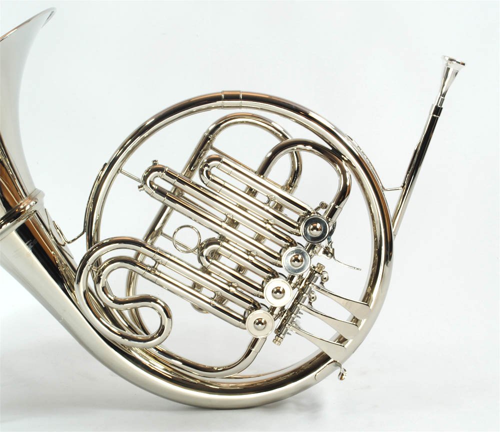 Schiller American Heritage Single French Horn - Nickel 4 Keys