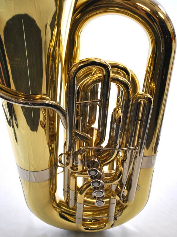 Schiller American Heritage BBb 5 Valve Piston Compensating Tuba - Brass