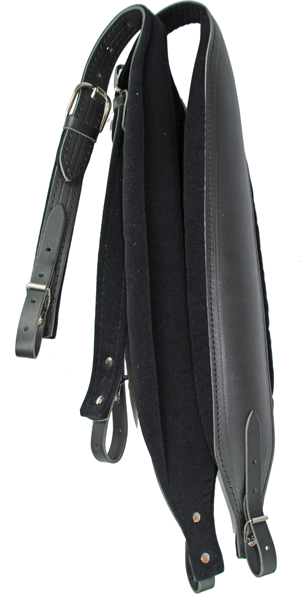 Excalibur Elephant Black Leather with Velvet Padding