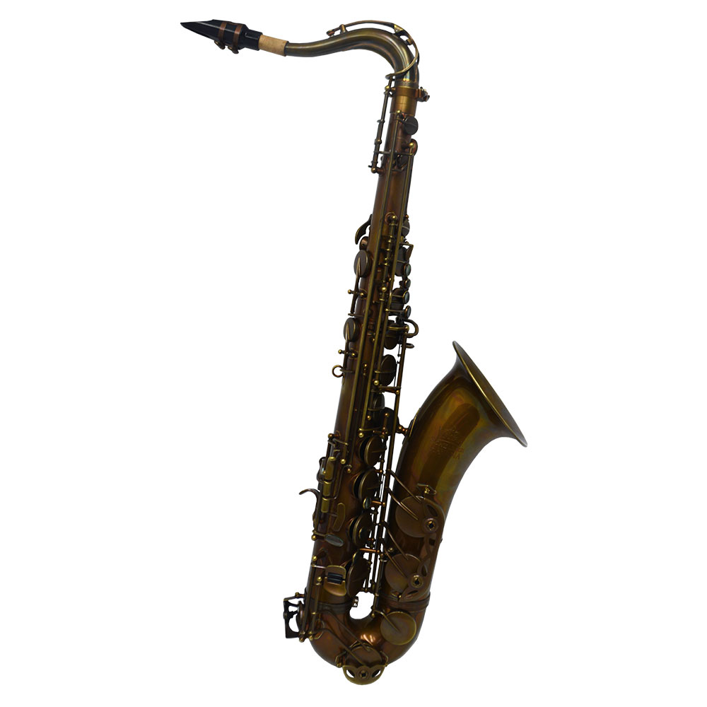 Schiller Havana Tenor Saxophone - Dark Unlacquered Duralast Finish