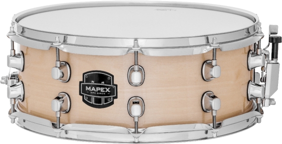 Mapex MPX Birch Snare Drum - MPBC4550CXN - Transparent Natural