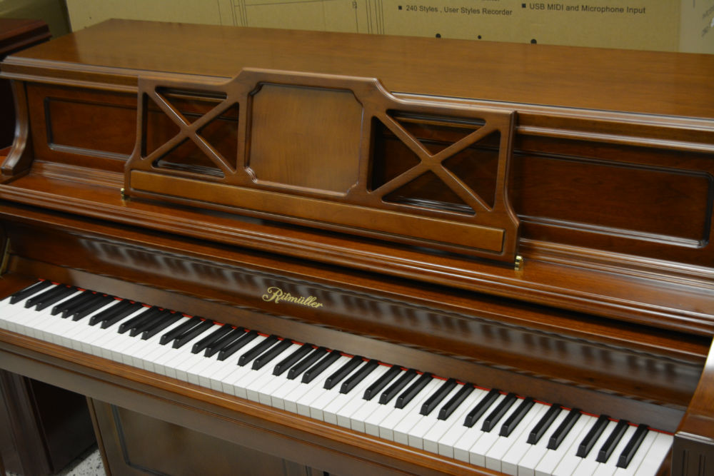 Ritmuller Upright Piano 115 Walnut Satin