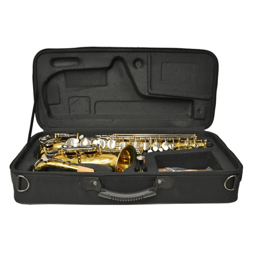 Schiller American Heritage 400 Alto Saxophone - Nickel Silver and Gold
