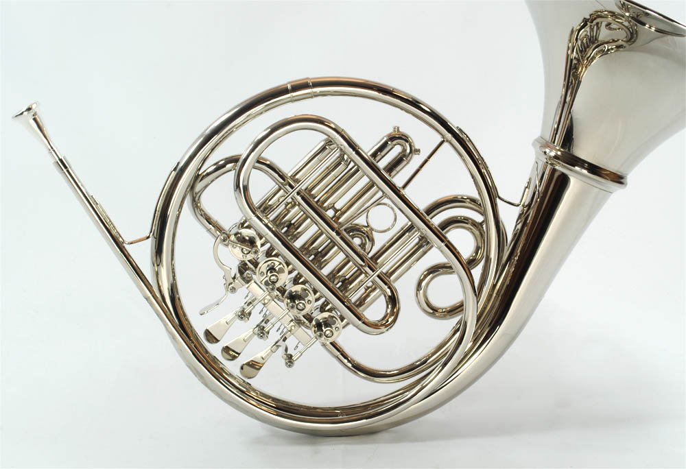 Schiller American Heritage Single French Horn - Nickel 4 Keys