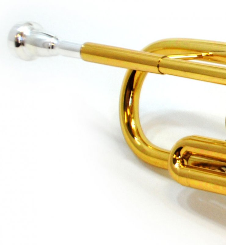Schiller CenterTone Trumpet - Gold Lacquer Bb