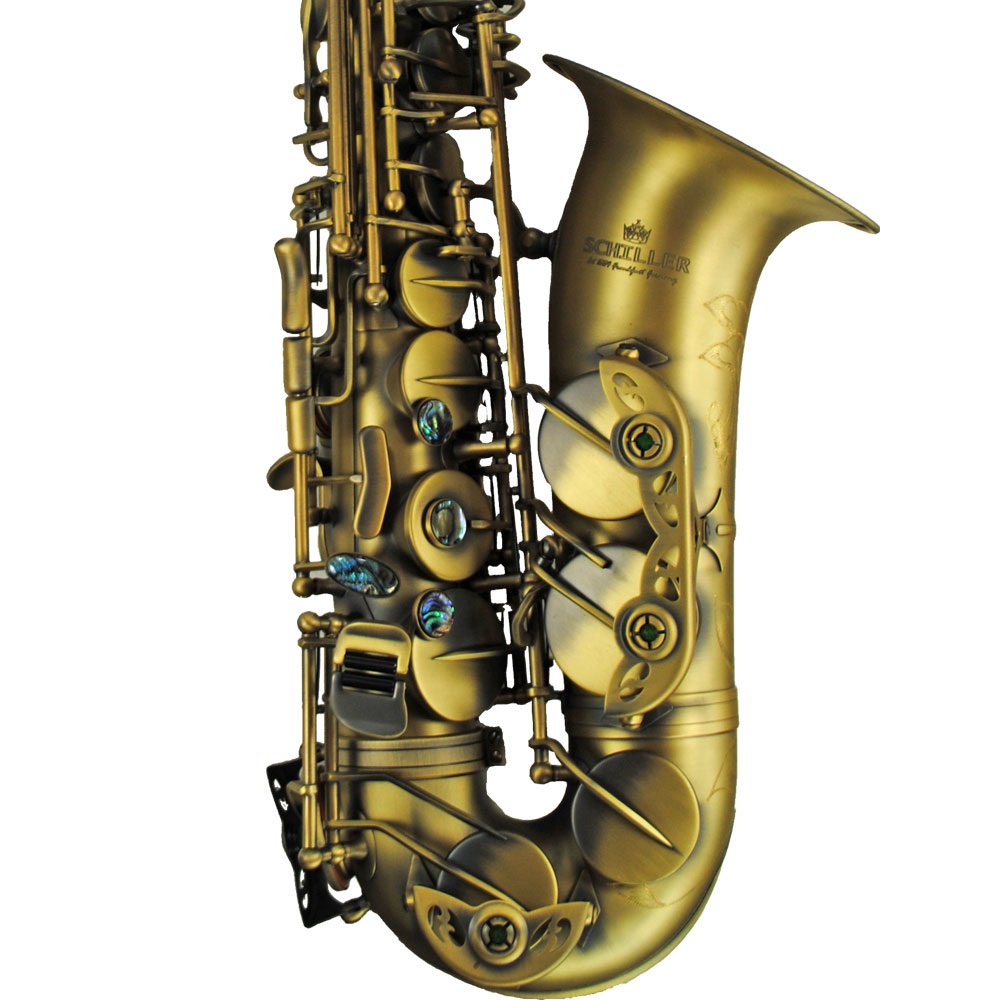 Schiller Elite V Luxus Vintage Alto Saxophone - Antique Gold