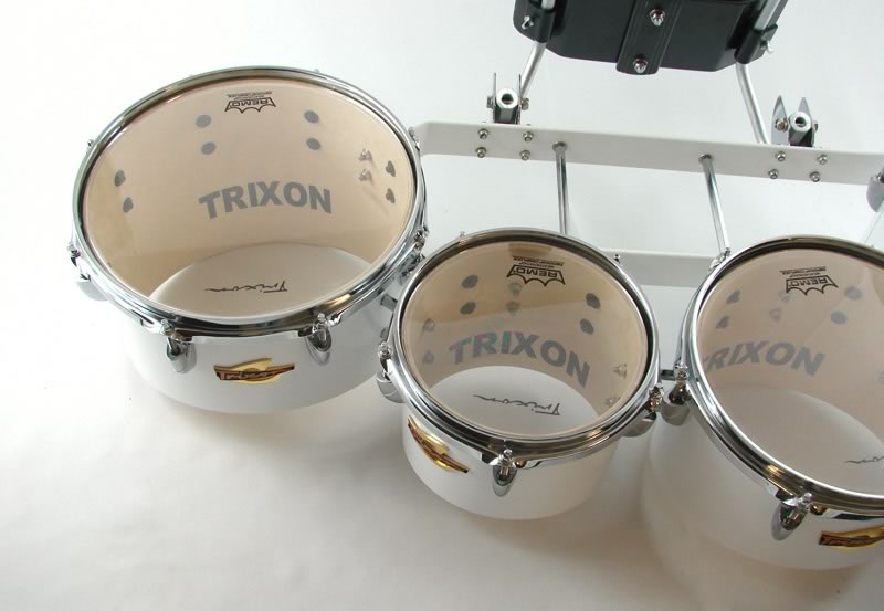 Trixon Field Series Tenor Marching Toms - Set of 4 - White