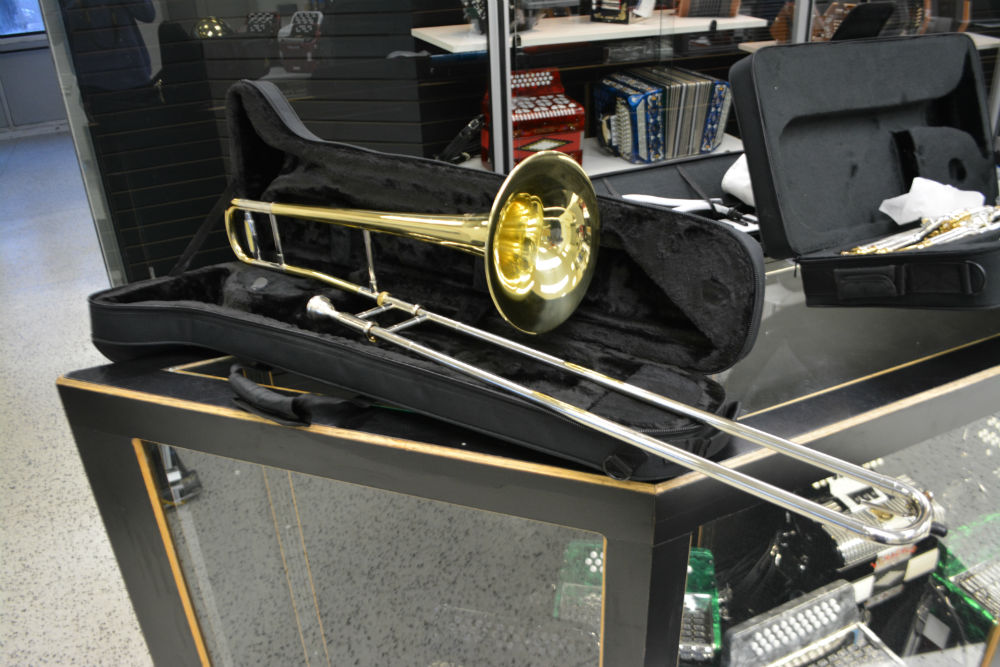 Schiller American Heritage Classic Trombone - Gold Lacquer