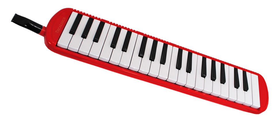 Excalibur 37 Note Pro Artist Series Melodica - Red 