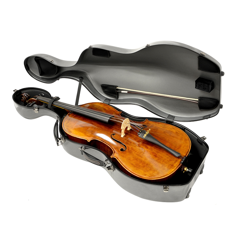 Enthral II Cello Case - Poly Carbon Fiber - Grey