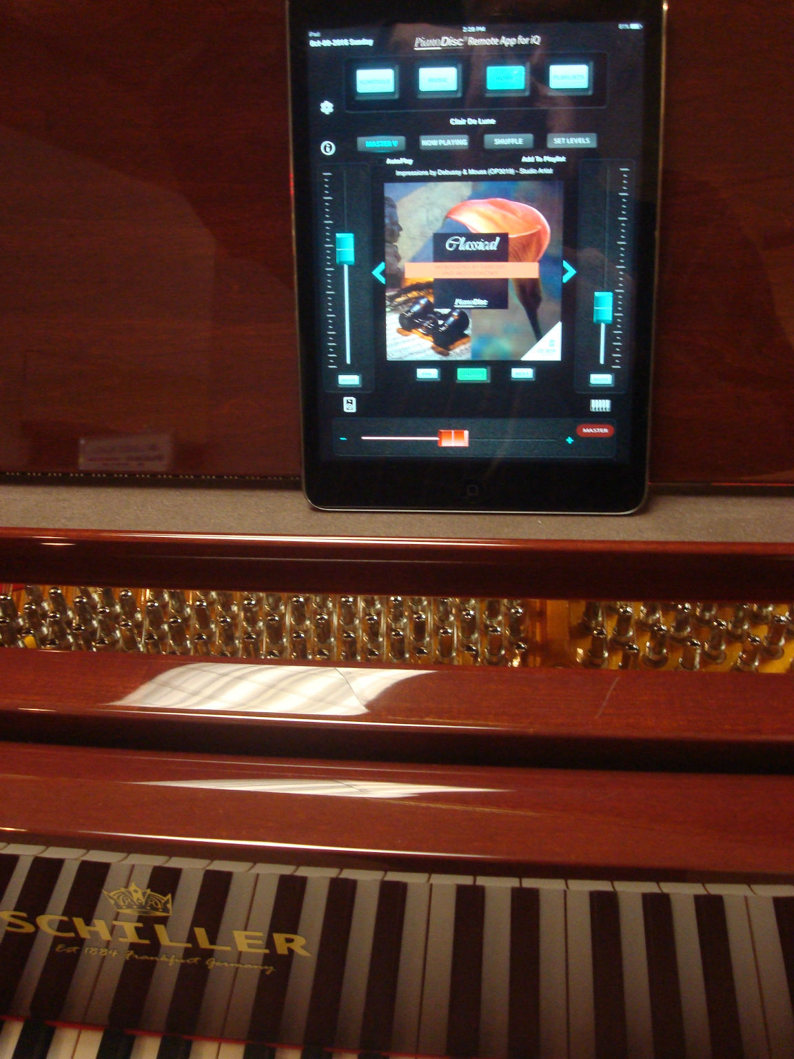 Schiller Performance Berlin Grand Piano with iPad Player Sytstem