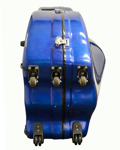 Enthral II Bass Case Blue Sparkle Polish