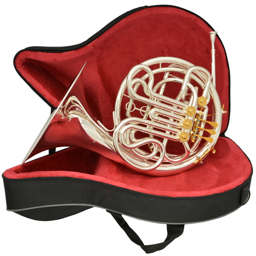 Schiller Elite VI French Horn with Removable Bell - Silver & Gold