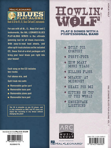 Howlin' Wolf - Blues Play-Along Volume 7 - Blues Play-Along Series