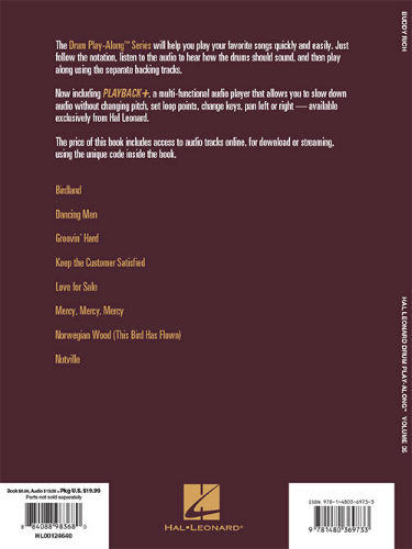 Buddy Rich - Drum Play-Along Series Volume 35