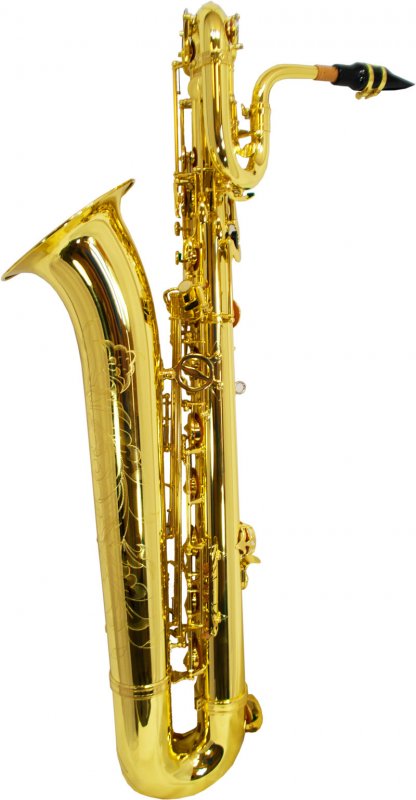 Schiller Elite IV Concert Baritone Saxophone - Gold