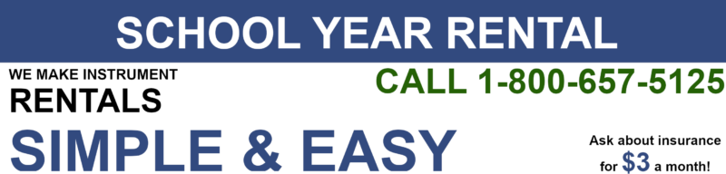 School year rentals made easy! Call 1-800-657-5125 today for more information and rent today