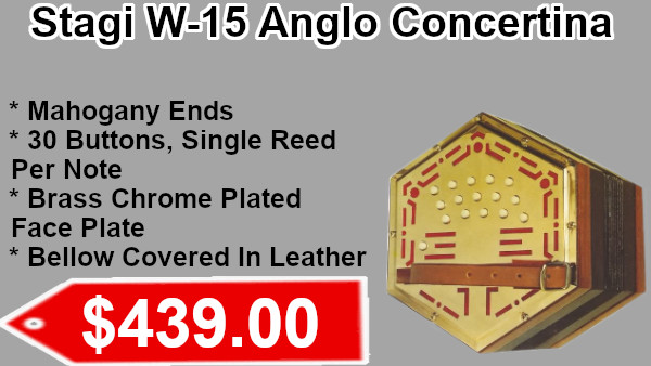 Stagi W-15 Anglo Concertina on sale