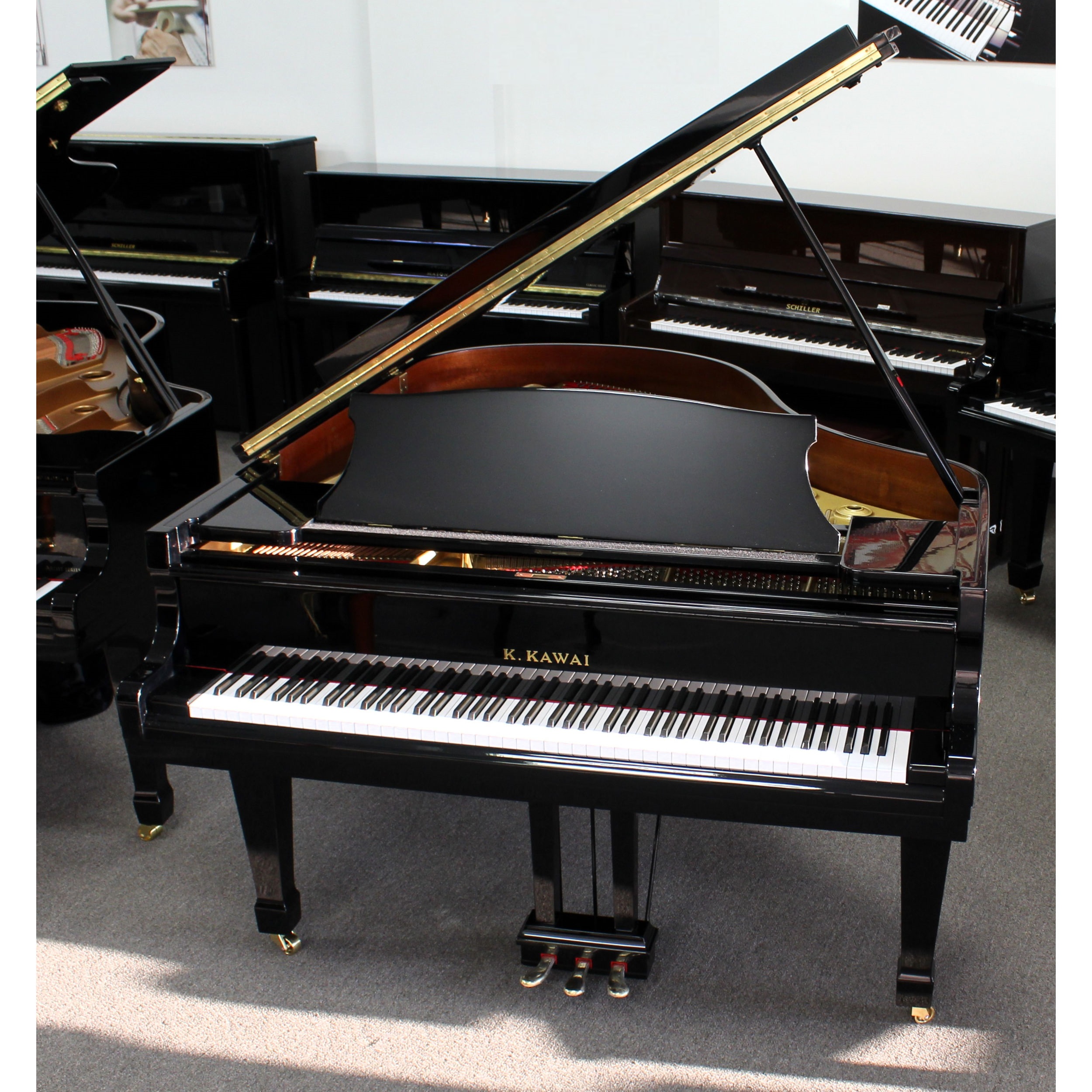 Kawai Grand Piano 6'1 Black Polish