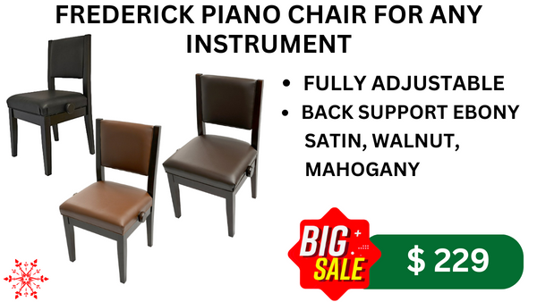 FREDERICK PIANO CHAIR FOR ANY INSTRUMENT