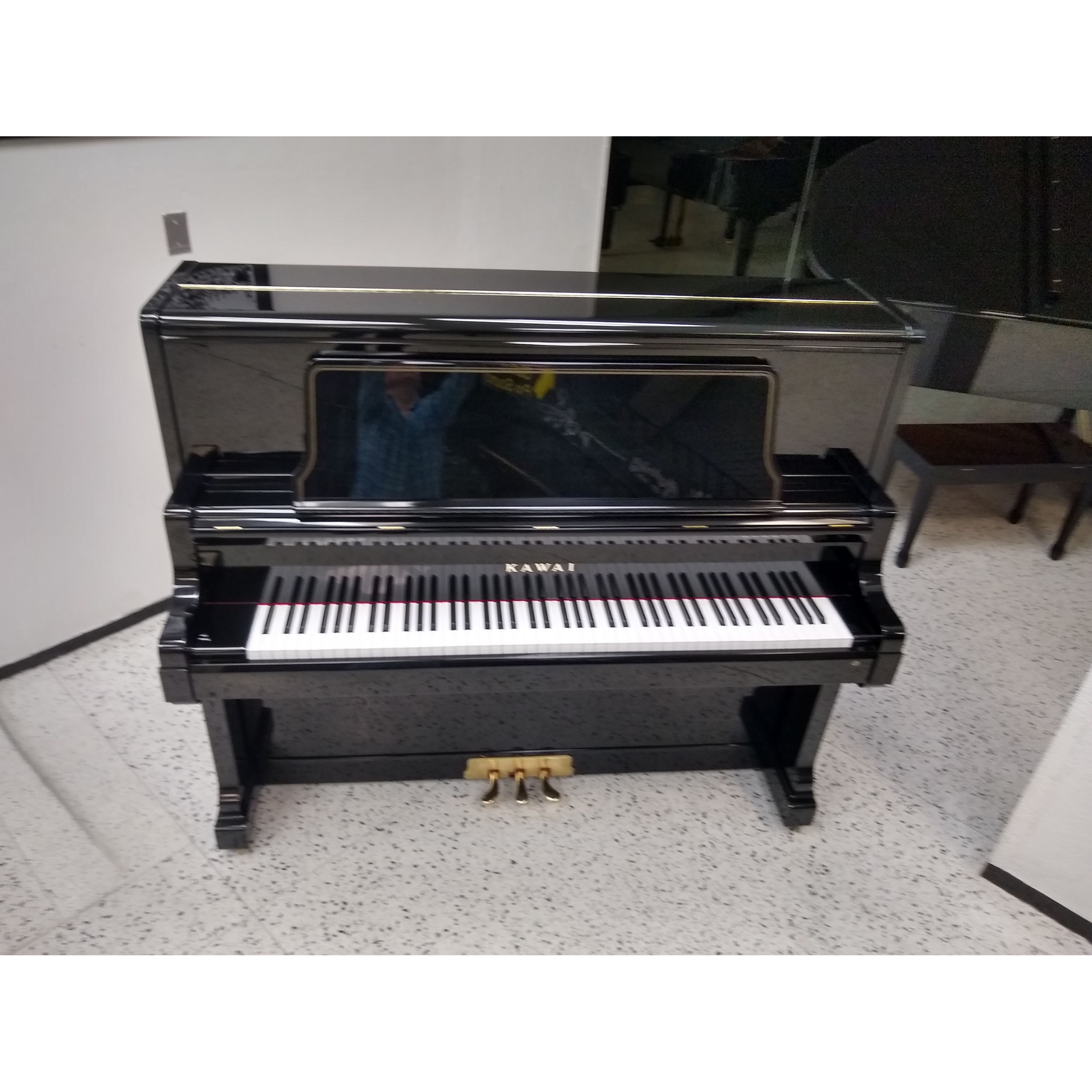 Kawai US70 Professional Upright Piano Black Polish