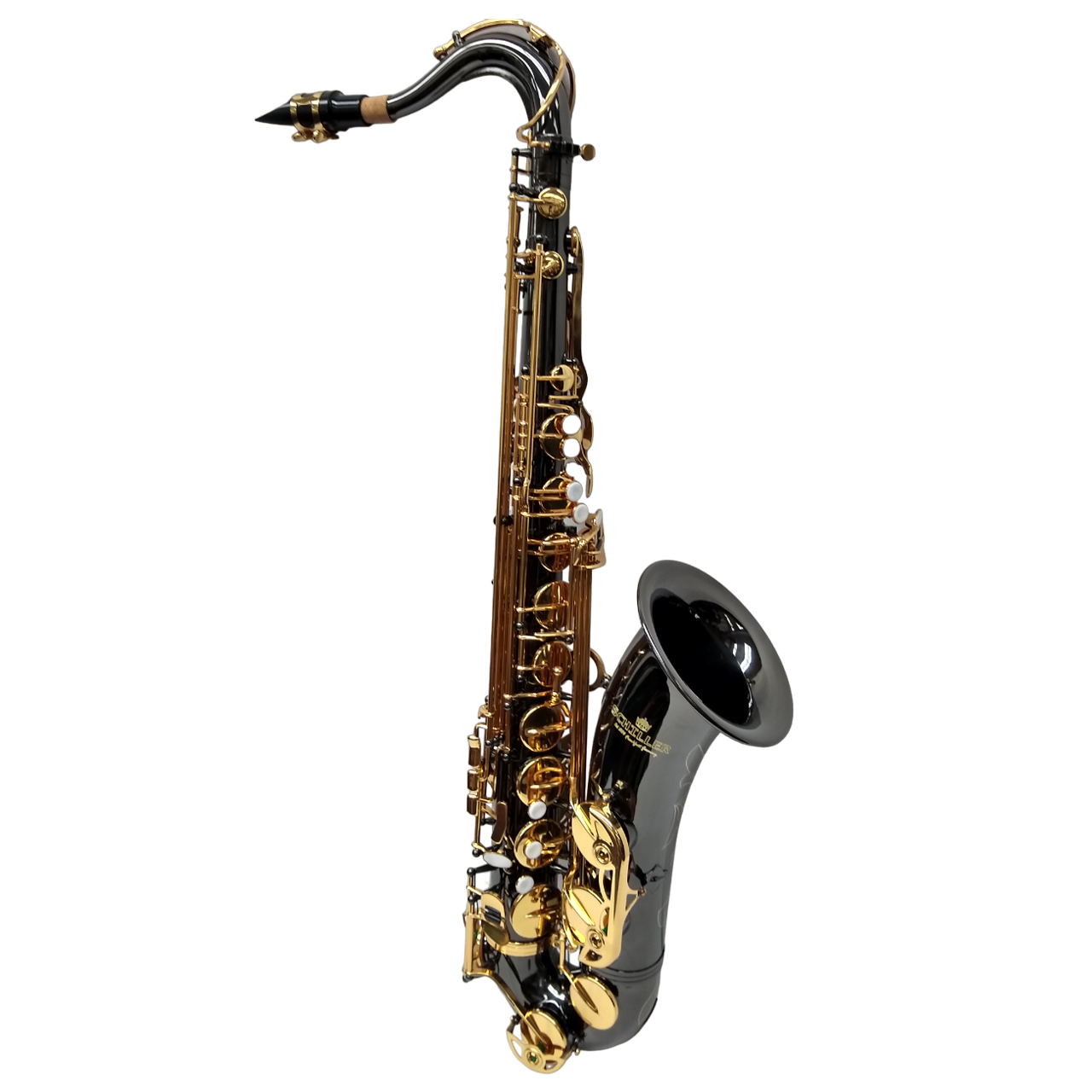 Schiller American Heritage 400 Tenor Saxophone – Black Nickel/Gold Keys
