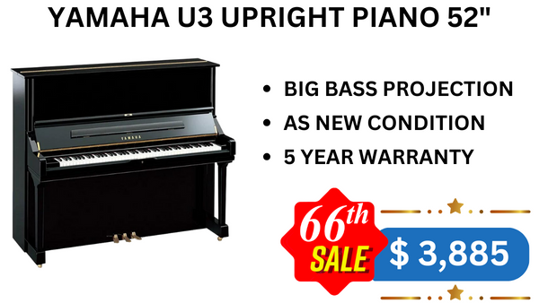 YAMAHA U3 UPRIGHT PIANO 52