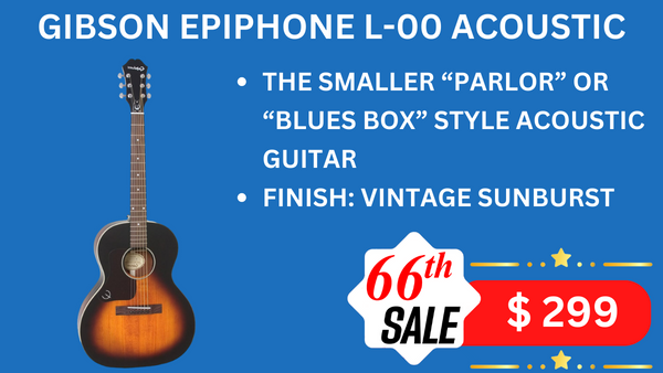 GIBSON EPIPHONE L-00 ACOUSTIC