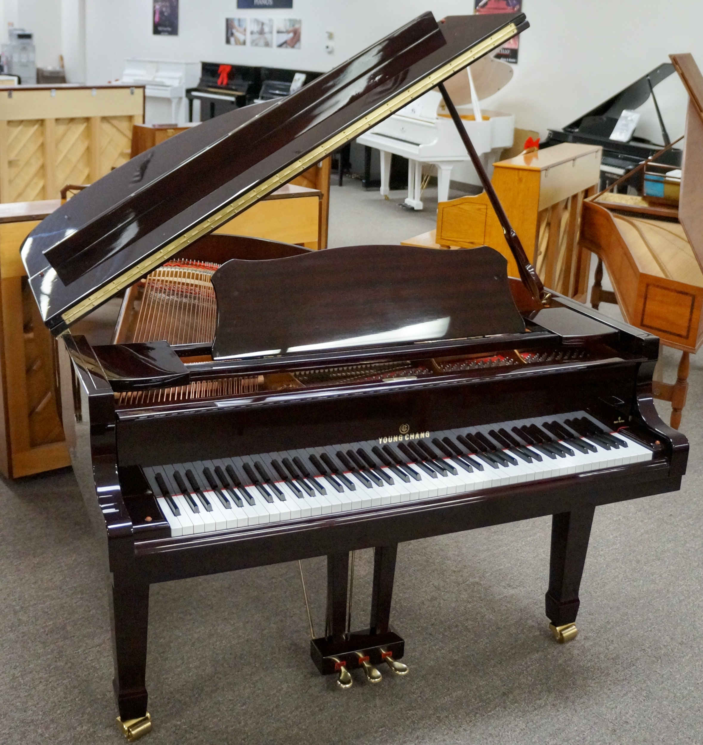 Young Chang Grand Piano GS185 6'1 - Jim Laabs Music Store