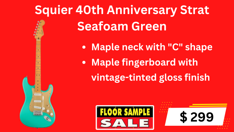 Floor sample sale guitar-1