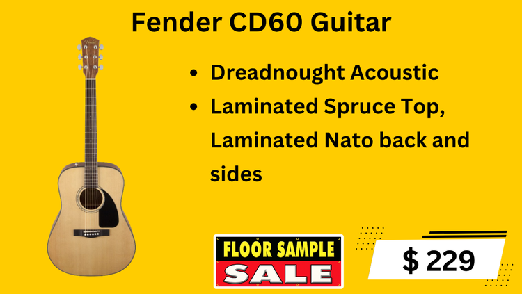 Floor sample sale guitar-24