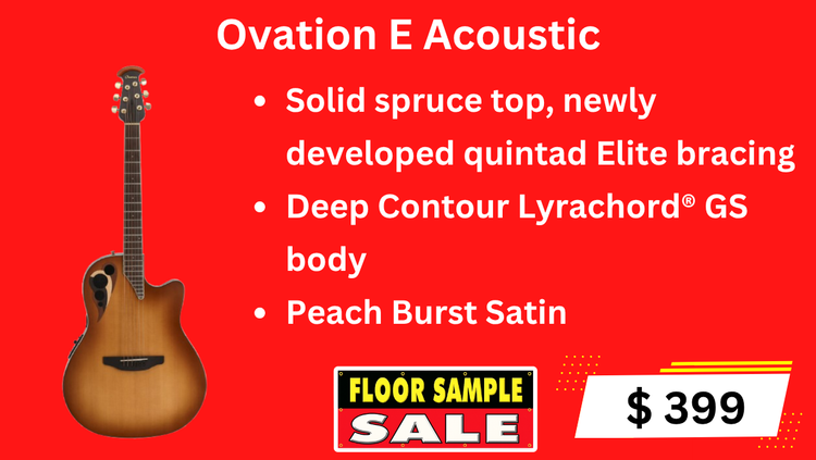 Floor sample sale guitar-25