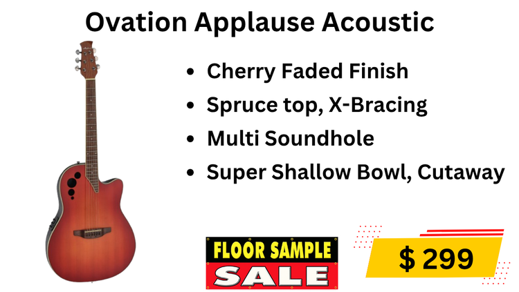 Floor sample sale guitar-26