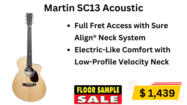 Floor sample sale guitar-29