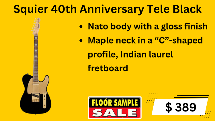 Floor sample sale guitar-3