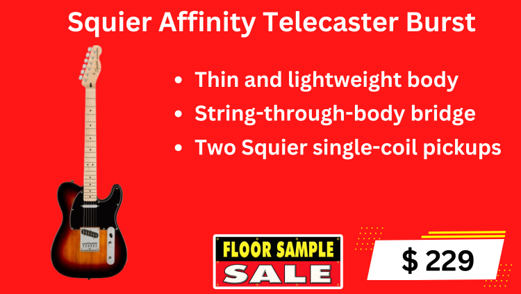 Floor sample sale guitar-4