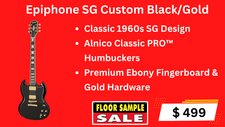 Floor sample sale guitar-7